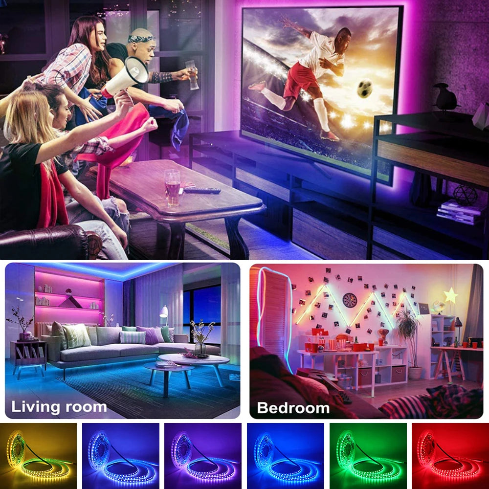 PCB RGB LED Strip Light 5m Flexible Adhesive Tape