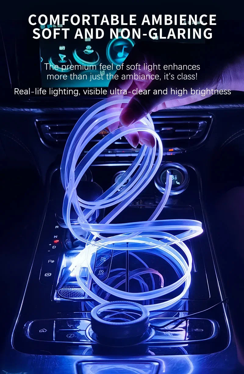 3M Car Interior Led Decorative Lamp EL Wiring