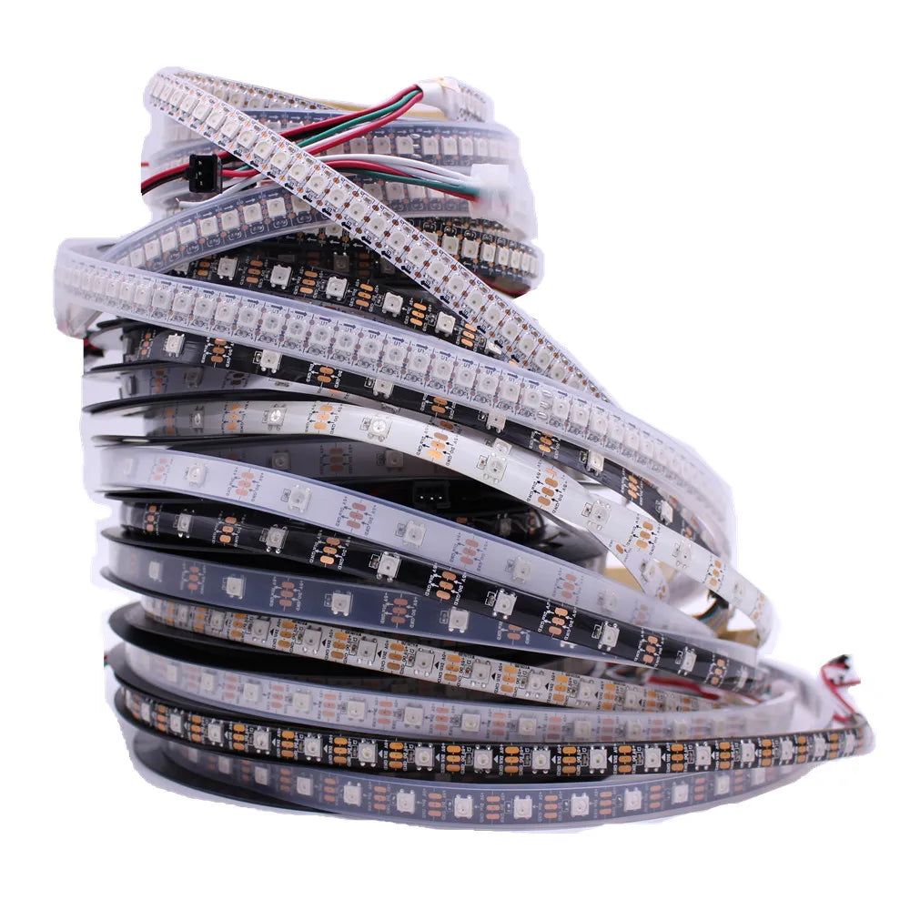 Smart Led Pixel strip Black/White PCB WS2812B/M ,IP30/IP65/IP67 DC5V