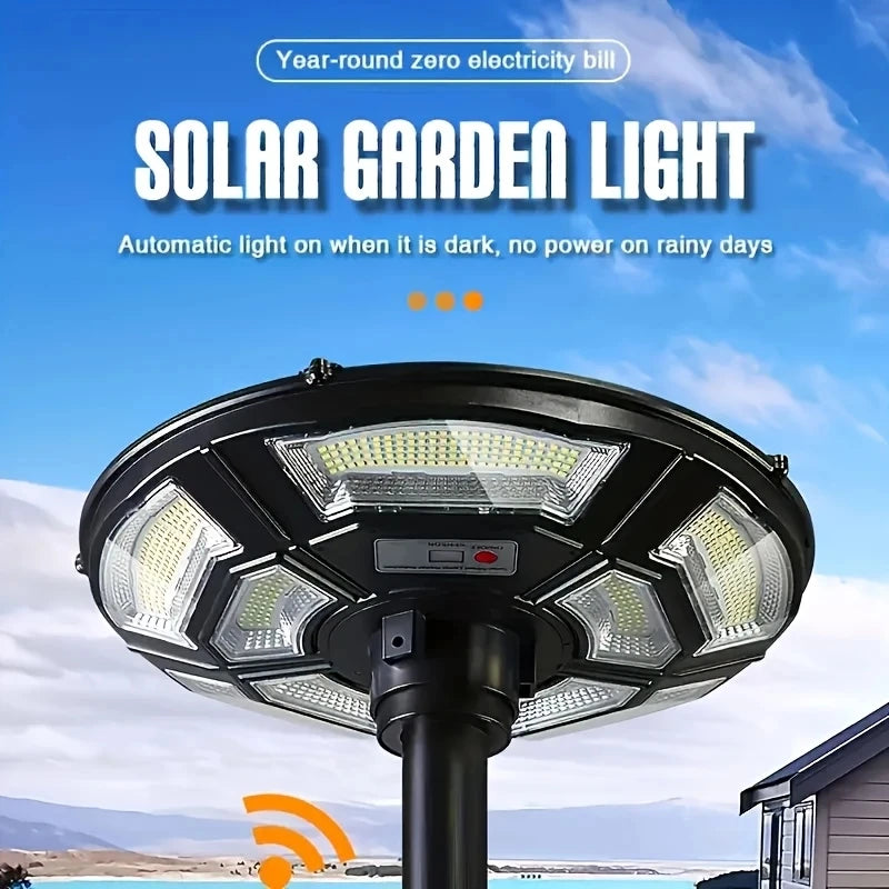 Solar Powered Outdoor Yard Light UFO Solar Charging Courtyard
