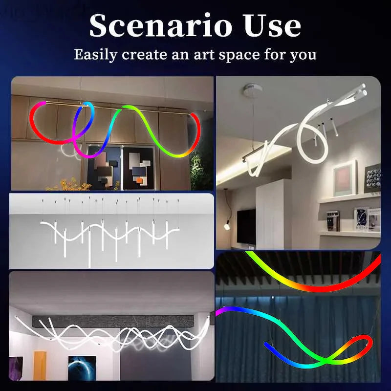 360 Degree Round Reticulate Neon LED Strip with Remote Control