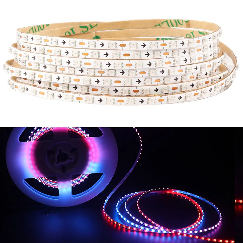 Full Color COB Smart LED Strip Light DC 5V 12V Individually