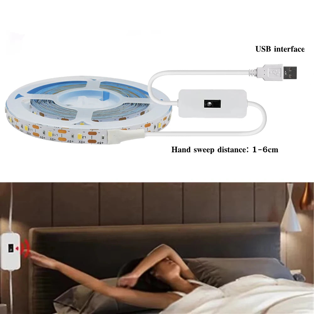 USB LED Strip Light DC5V 2835 With Dimmer/ON OFF Switch