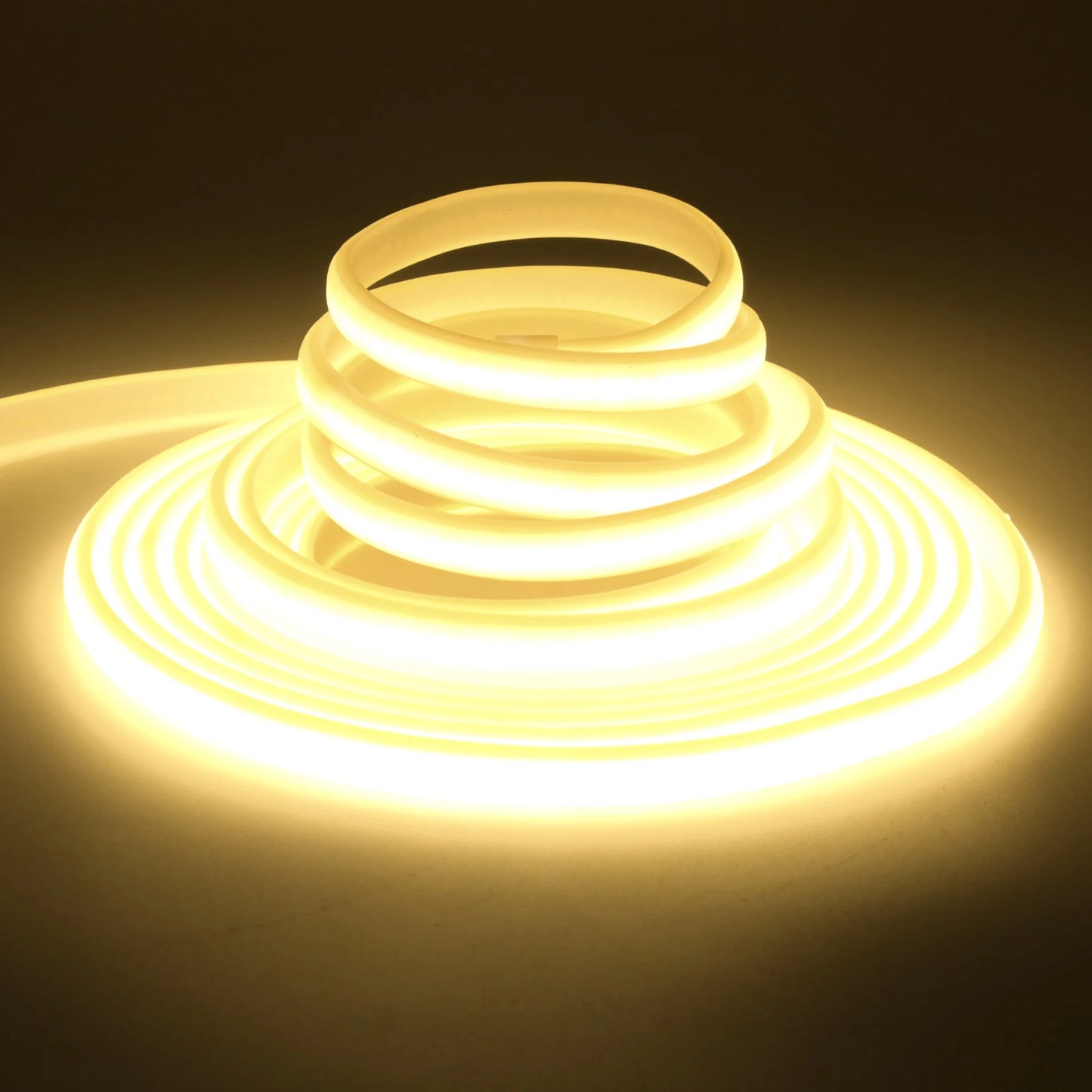 12V 24V COB LED Tape Flexible DC Plug/2Pin Wire Strip Light