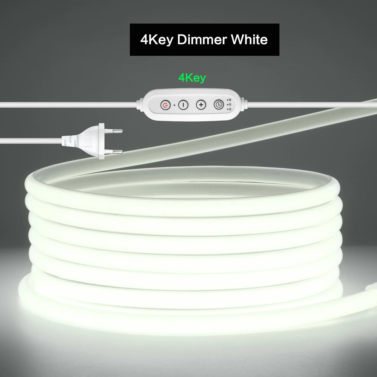 AC 220V Dimmable COB LED Neon Strip With Dimmer Lighting