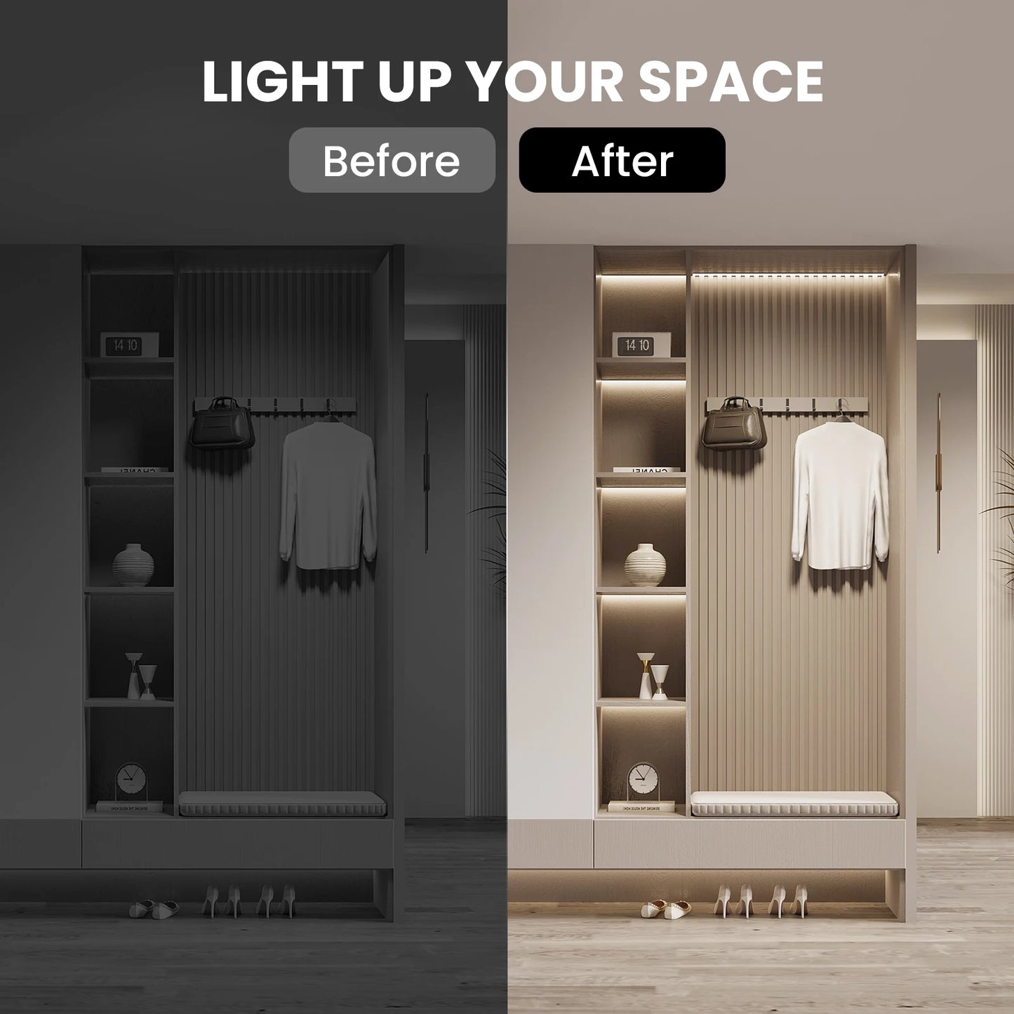 LED Strip Light USB 60Leds/m Flexible Led Tape for Room Decor