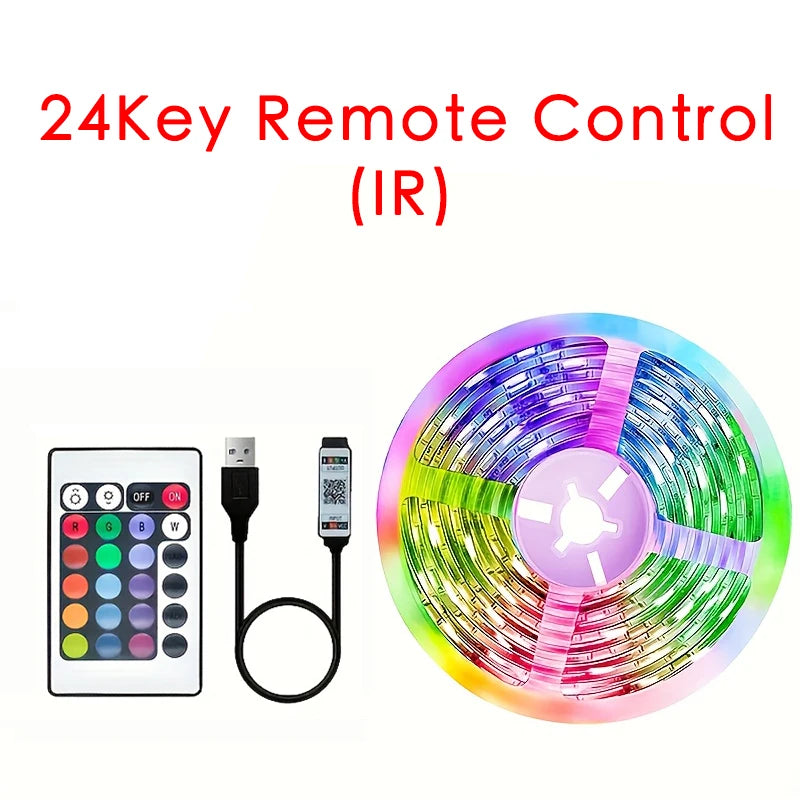 USB LED Strip Light APP Control IR Bluetooth Tape