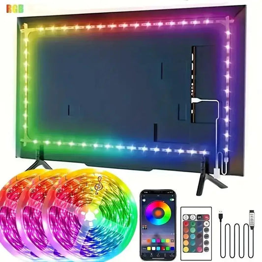 RGB LED Strip Lights TV Backlight APP Music Sync