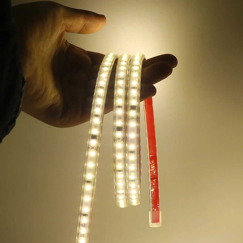 Dimmable 220V 2835 Led Strip Light with Dimmer Switch Adhesive Tape