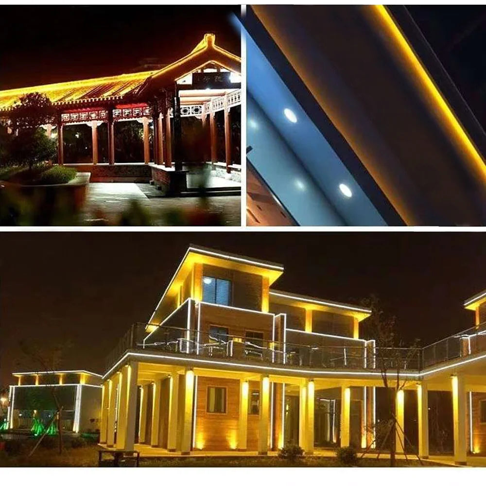 220V Wall Touch LED Strip Light Wifi Bluetooth Remote Control