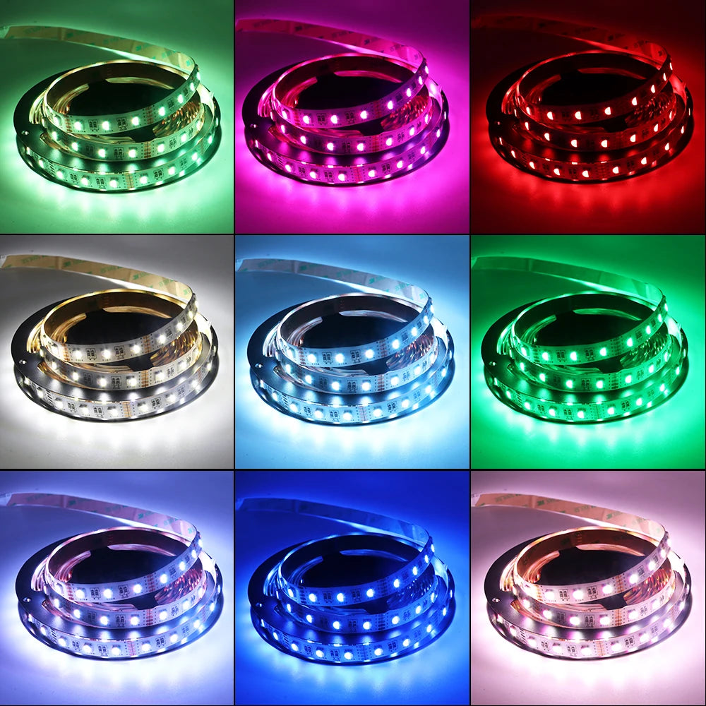 RGBWW RGBW LED Strip 12V 24V 60/108/120LEDs For Room Decoration