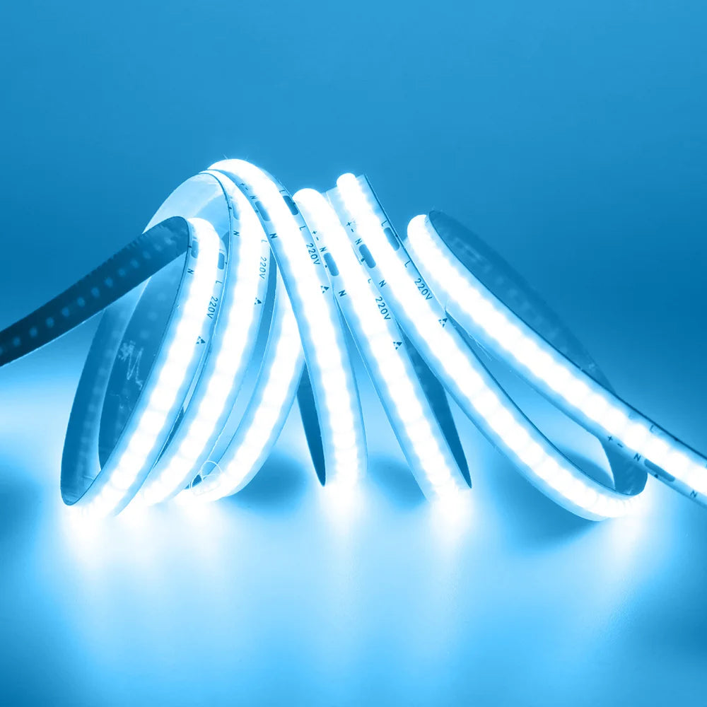 Led Strip COB 220V High Brightness Flexible Light Tape