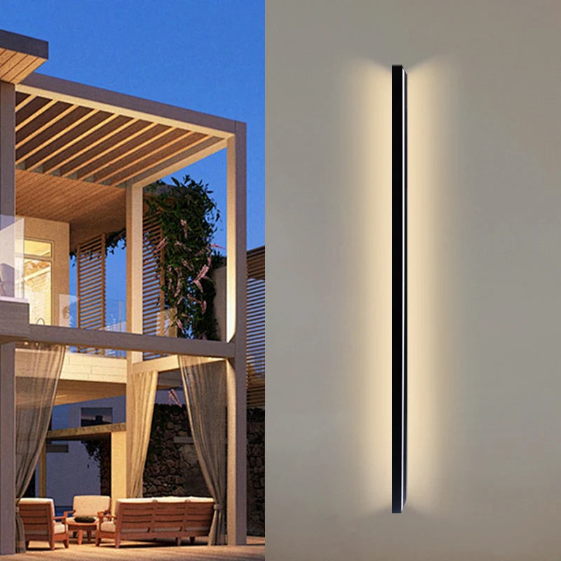 LED Lighting Wall Lamp IP65 Garden AC Long Wall Light Outdoor