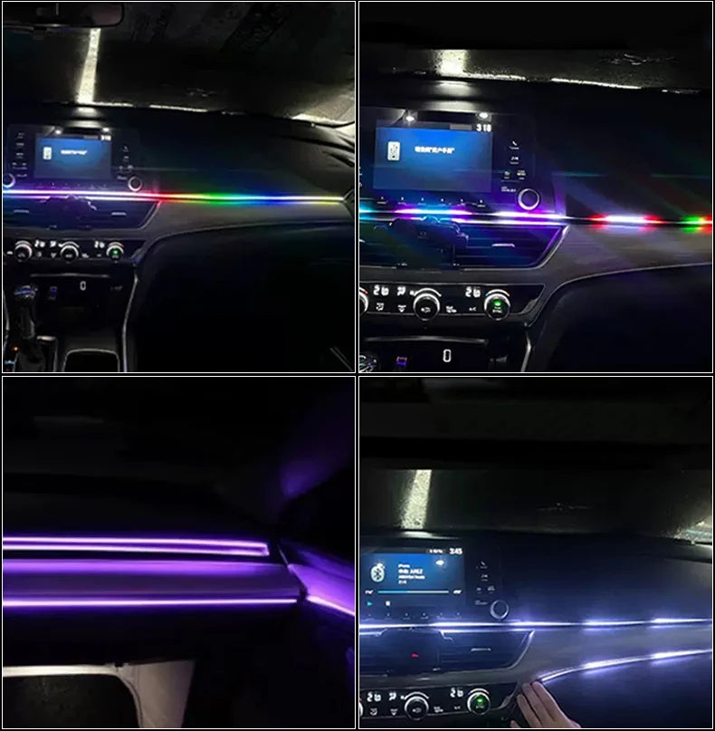 Led Streamer Car Ambient Light Full Color RGB Strip
