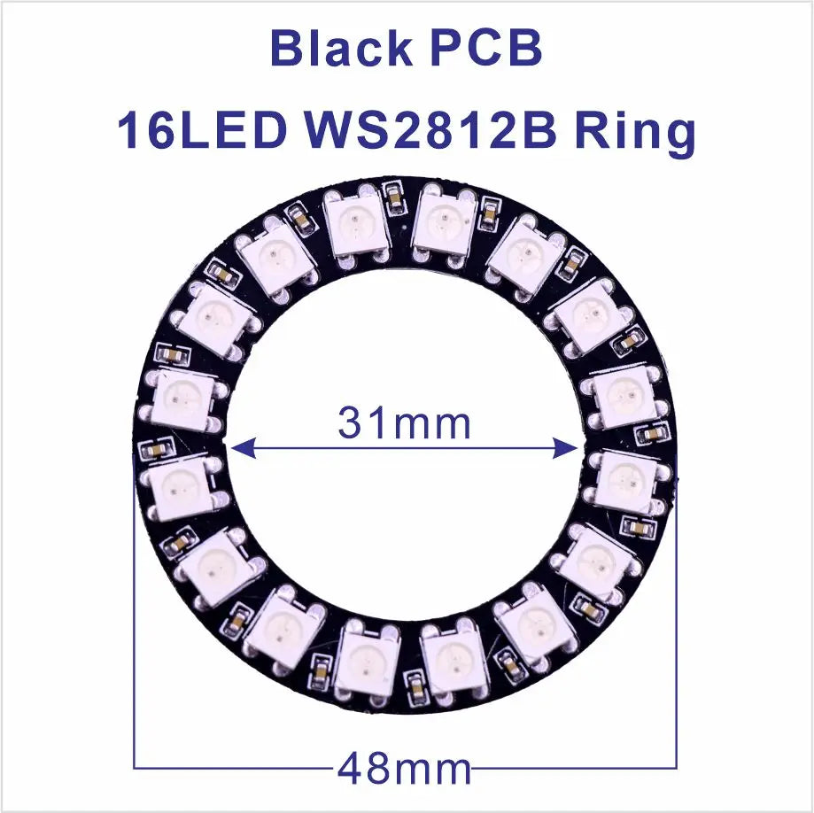 DC5V WS2812B Pixel Ring LED Panel Light Individual