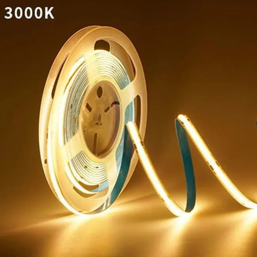 Flexible Tape Lights Dimmable COB LED Strip Light Smart