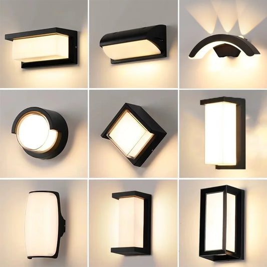 Led Outdoor Wall Light Waterproof IP66 Motion Sensor Led Outdoor