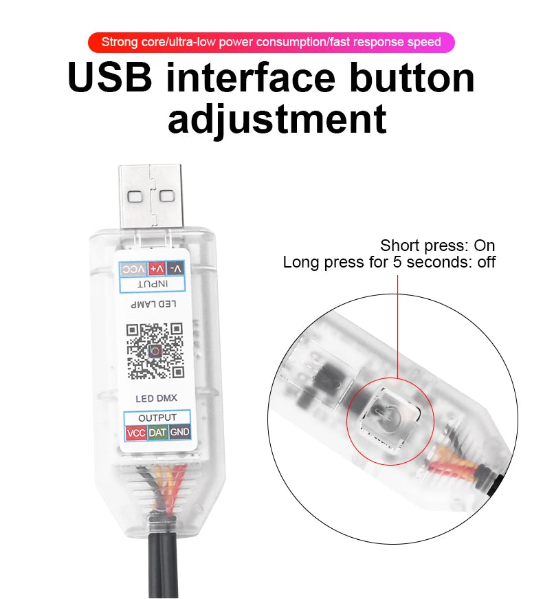 Led Streamer Car Ambient Light Full Color RGB Strip