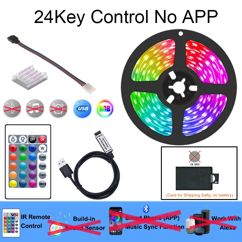 Bluetooth Led Lights Strip For TV Backlight Led Strip