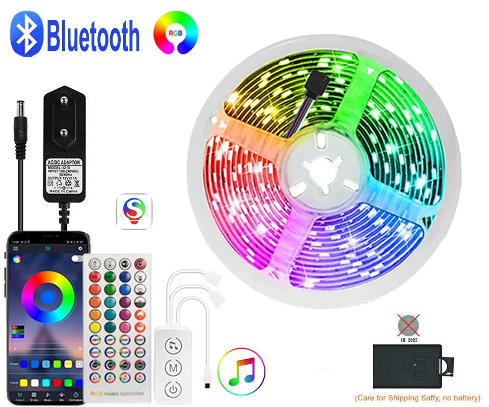 Wifi Led Strip Lights Bluetooth Music Led Tape Light