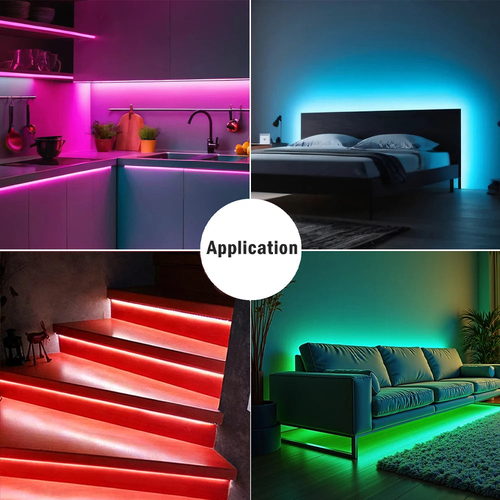 5V USB COB LED Strip Light 3Keys Touch Dimmable ON/OFF Switch