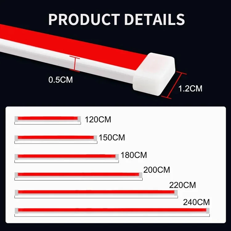 LED Yellow White Car Daytime Running Light Strip