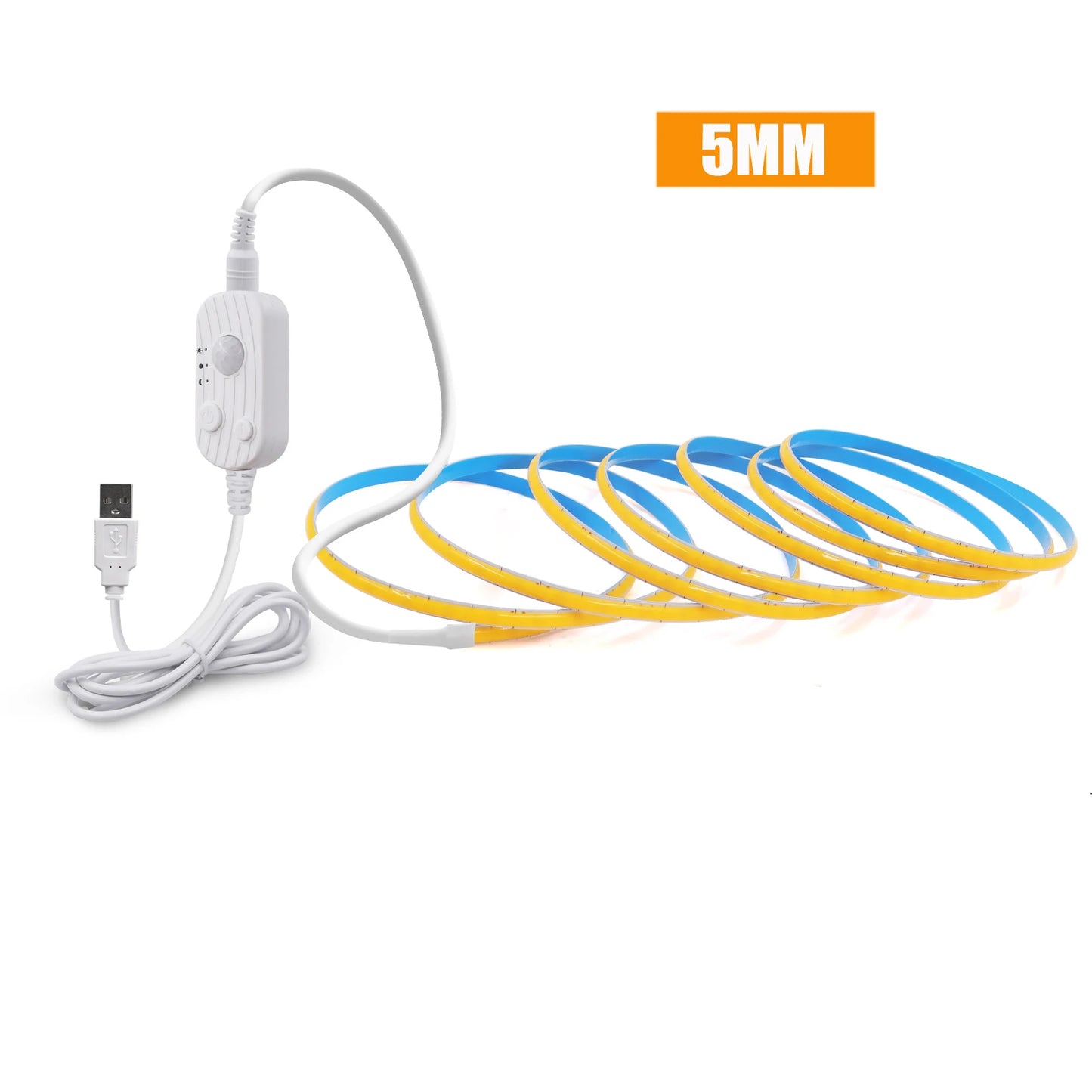 DC 5V USB Motion Sensor LED Strip Light Flexible COB Lights