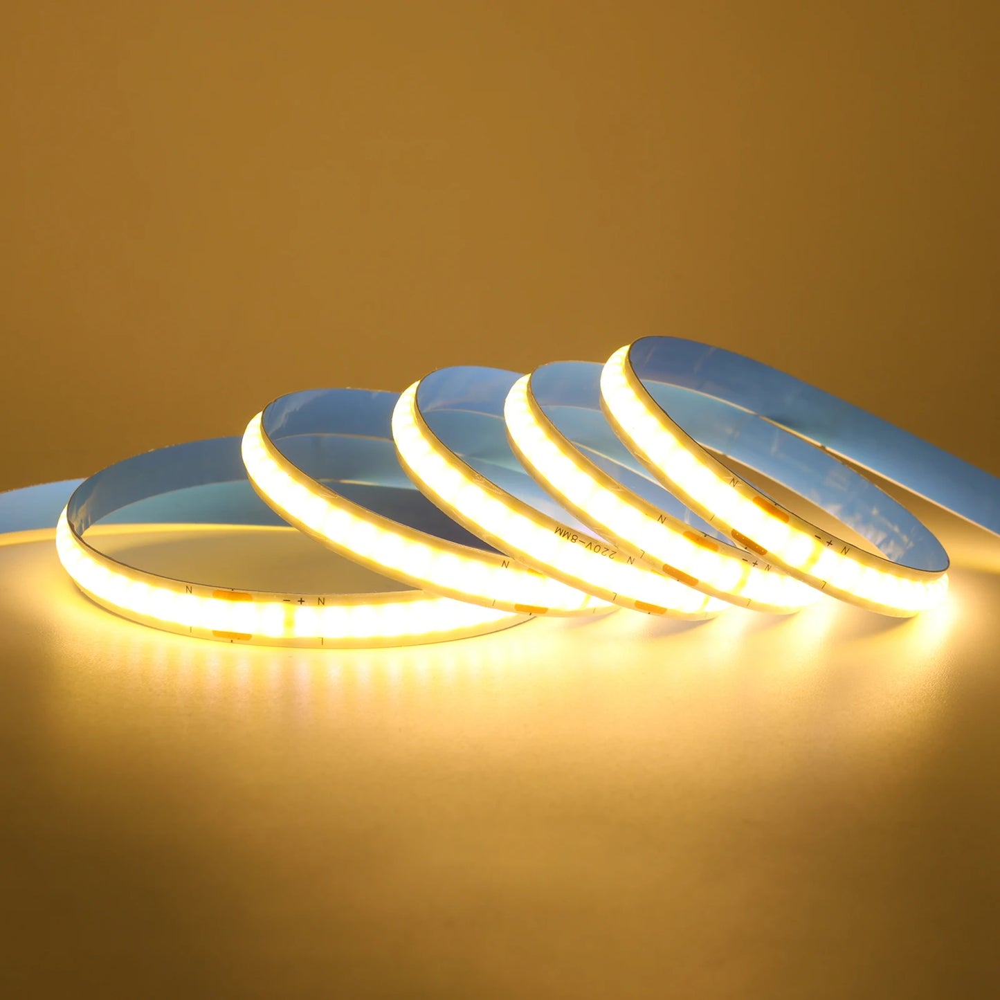 AC 110V 220V COB Strip PCB 8MM 240Leds For Home Decor