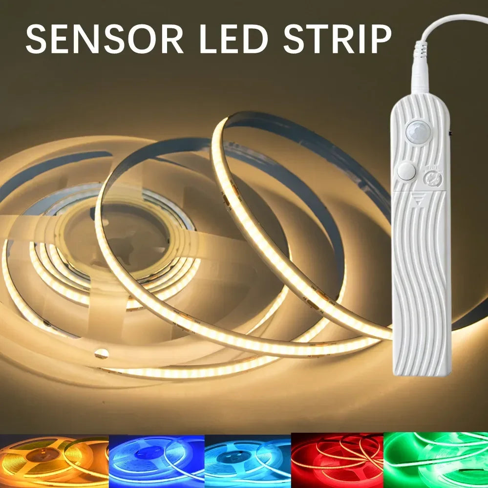 Dual Mode Adjustable 5V COB LED Strip Motion Sensor Night Light