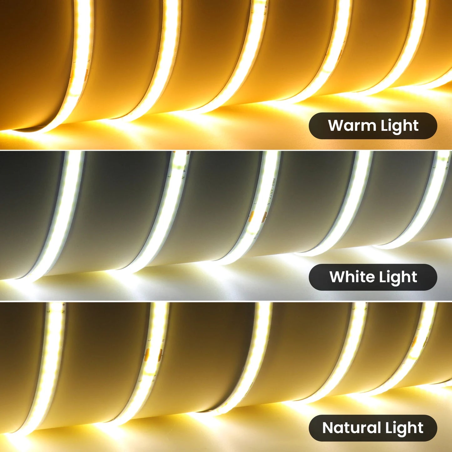 AC 110V 220V COB Strip PCB 8MM 240Leds For Home Decor