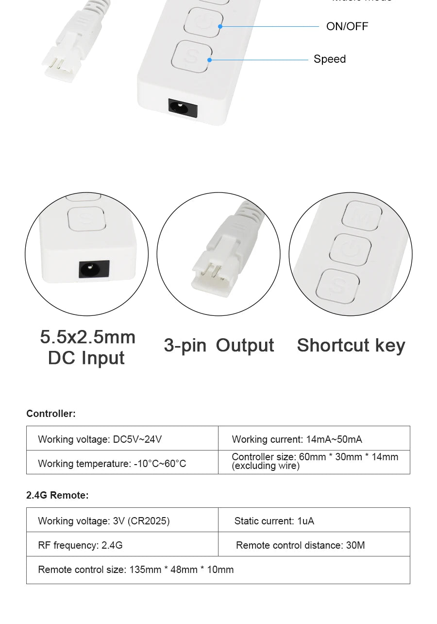 Tuya Wifi RGB-IC COB LED Strip Dream RGB Color Smart Life