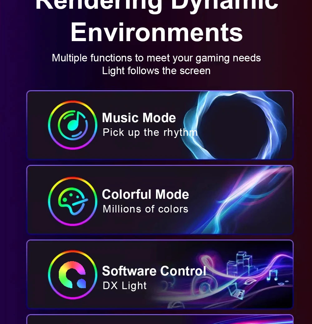 Smart Ambient TV PC Display Sync Computer Monitor Backlight