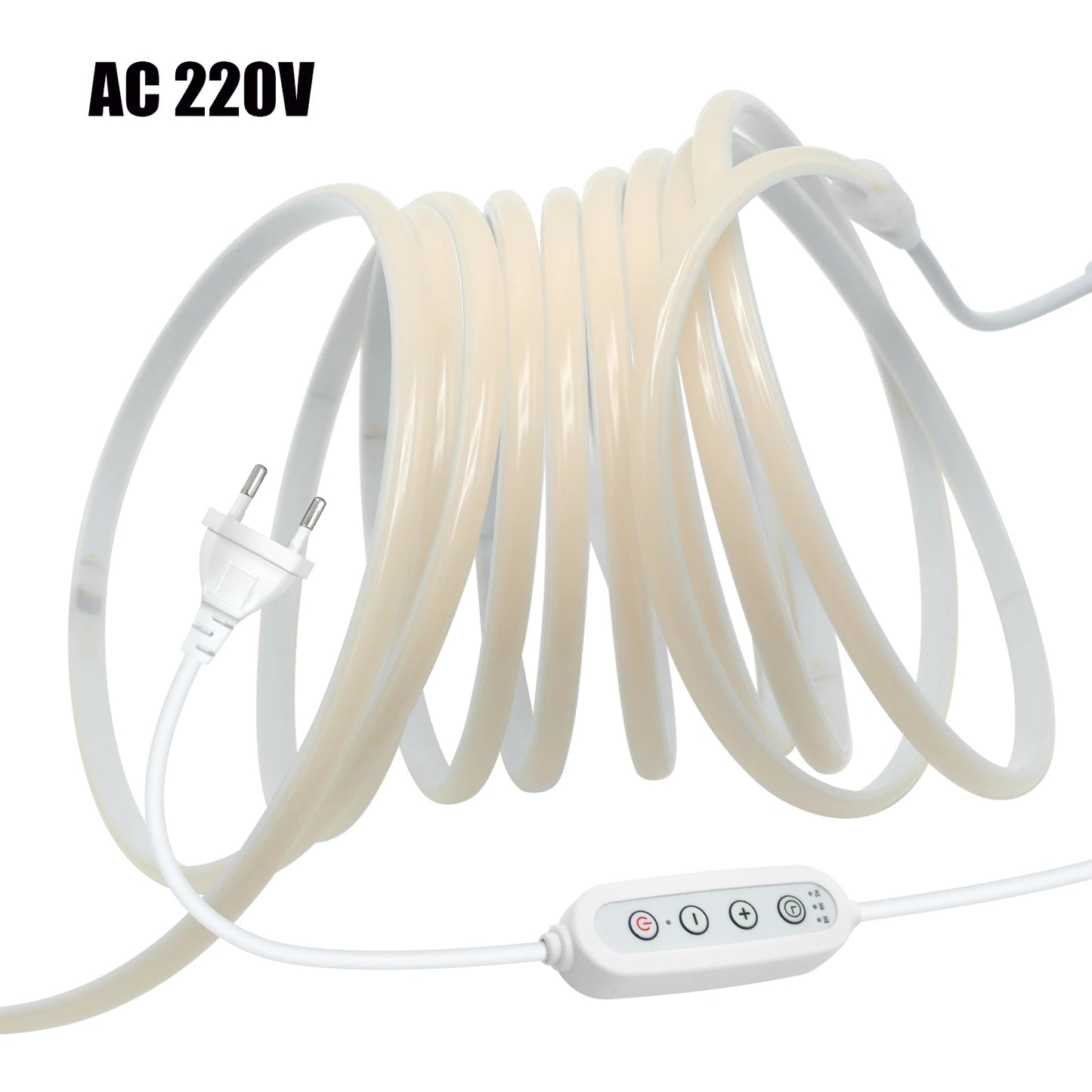 AC 220V Timing Dimmable COB Neon Strip Waterproof
