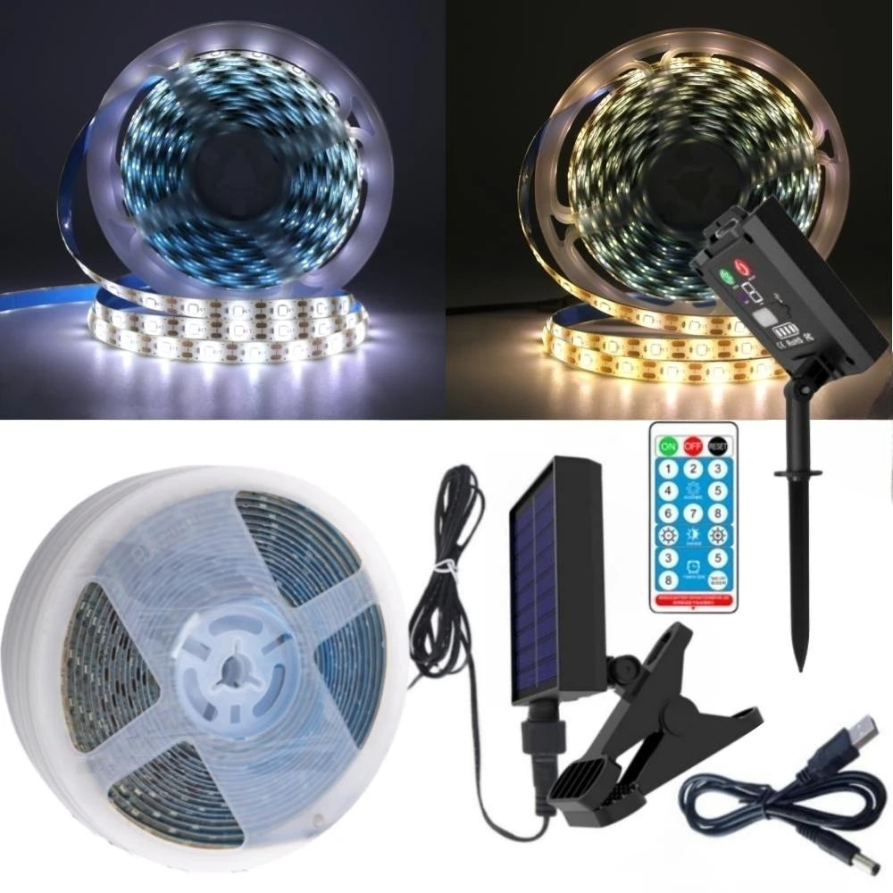 SMD2835 Solar Strip LED Lights With Remote Control Lighting