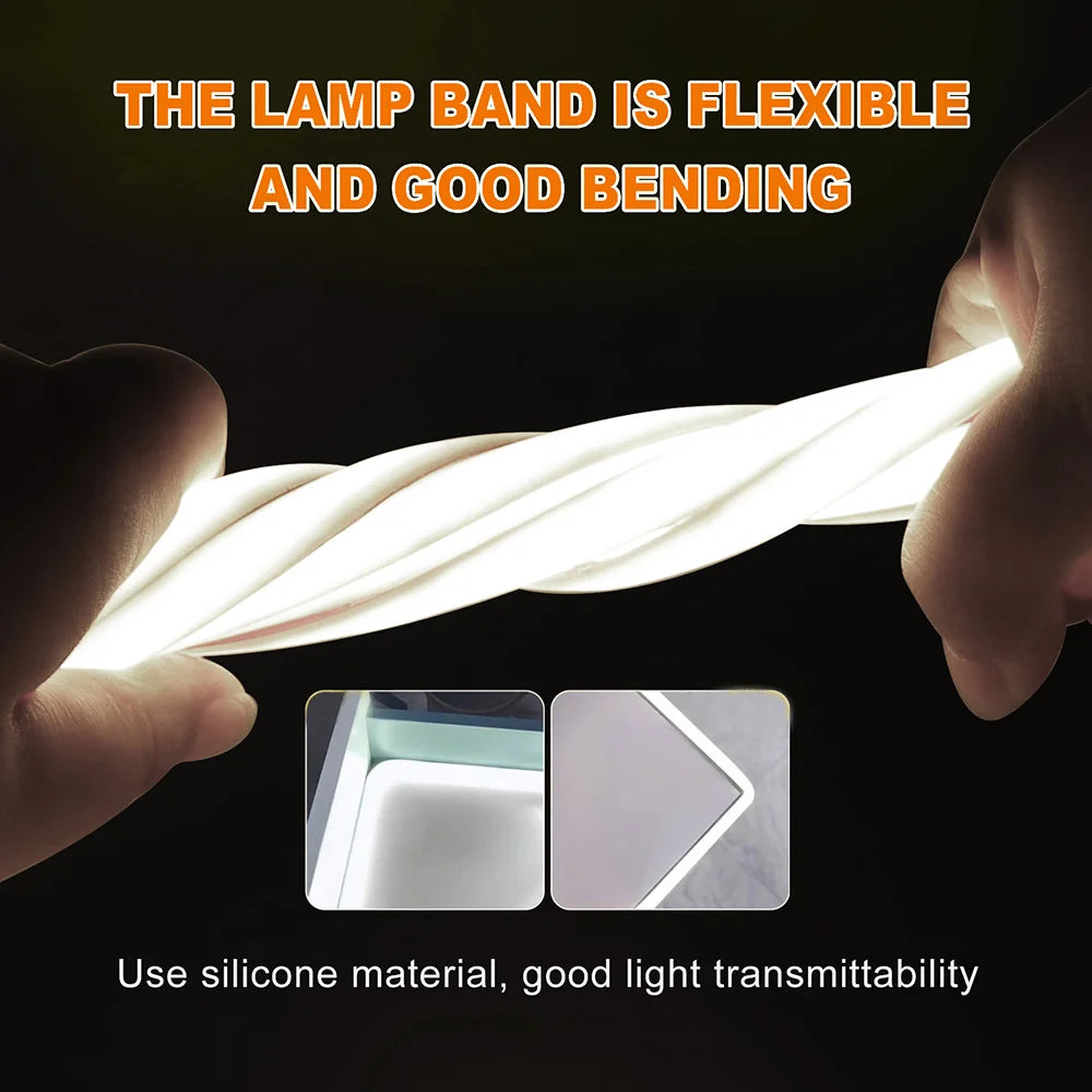 IP68 Waterproof Led Neon Strip Light Tape 12V 24V 320 LEDs