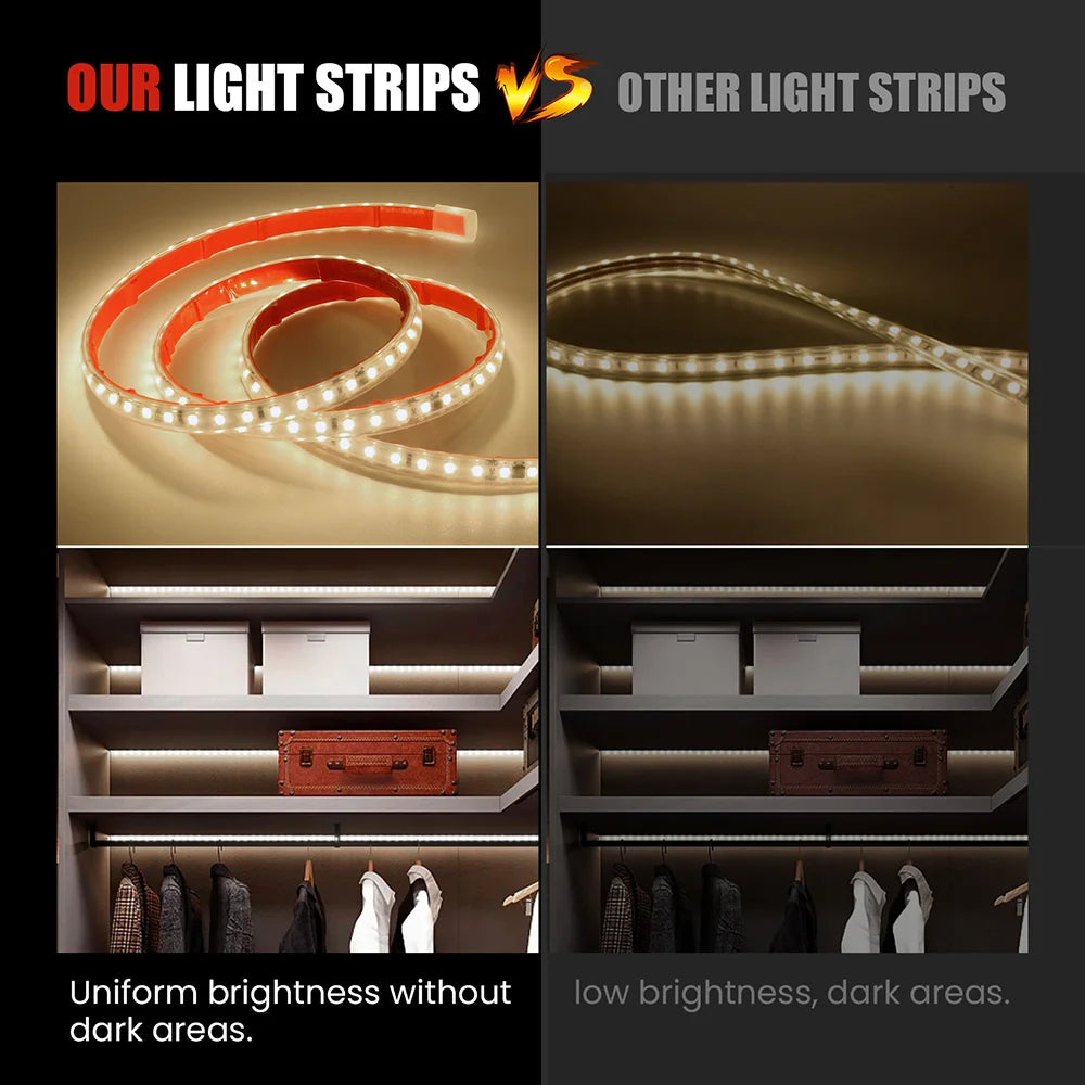 220V Wall Touch LED Strip Light Wifi Bluetooth Remote Control