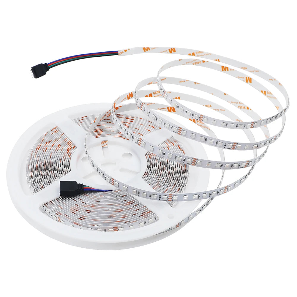PCB RGB LED Strip Light 5m Flexible Adhesive Tape