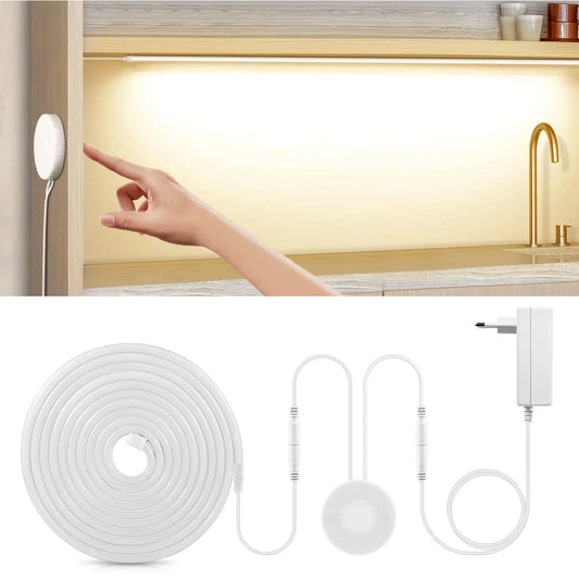 EU plug 12V/24V Neon Strip 1/2/3/5/10M Neon LED Strip Lighting