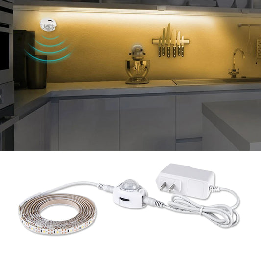 1-5m PIR Motion Sensor LED Strip Lights IP65 Waterproof DC