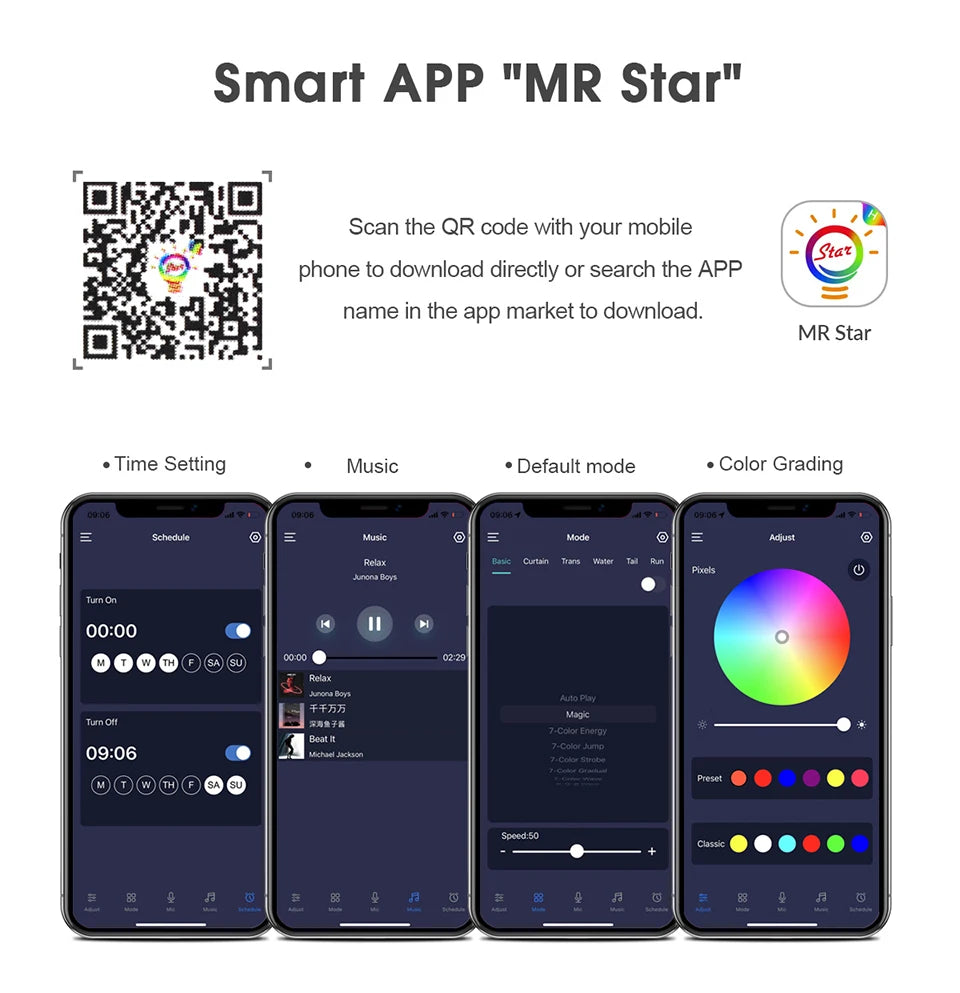 Smart APP Control RGBIC Neon LED Strip Light LED Rope