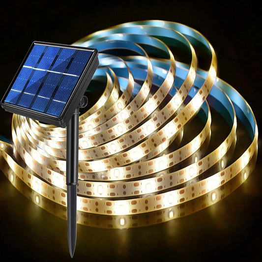 5m Solar LED Strip Light Outdoor Solar Powered 150 LED