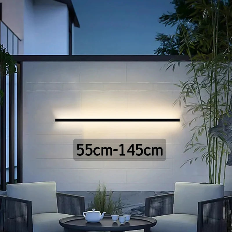 LED Lighting Wall Lamp IP65 Garden AC Long Wall Light Outdoor