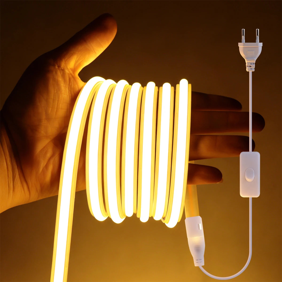 Newest LED Strip Neon Light COB Self-Adhesive Waterproof Tape