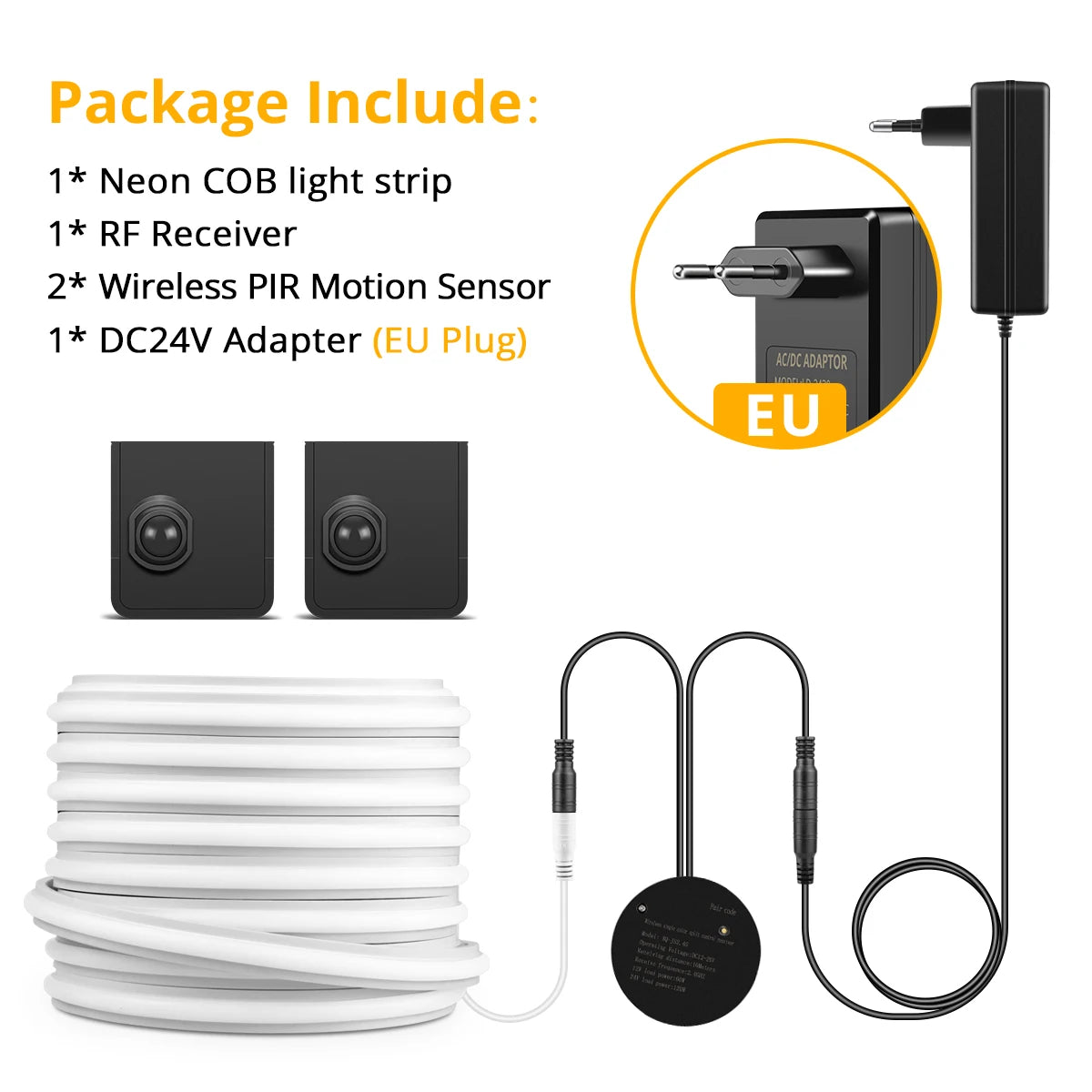 One/Dual Motion Sensor Switch COB Neon LED Strip