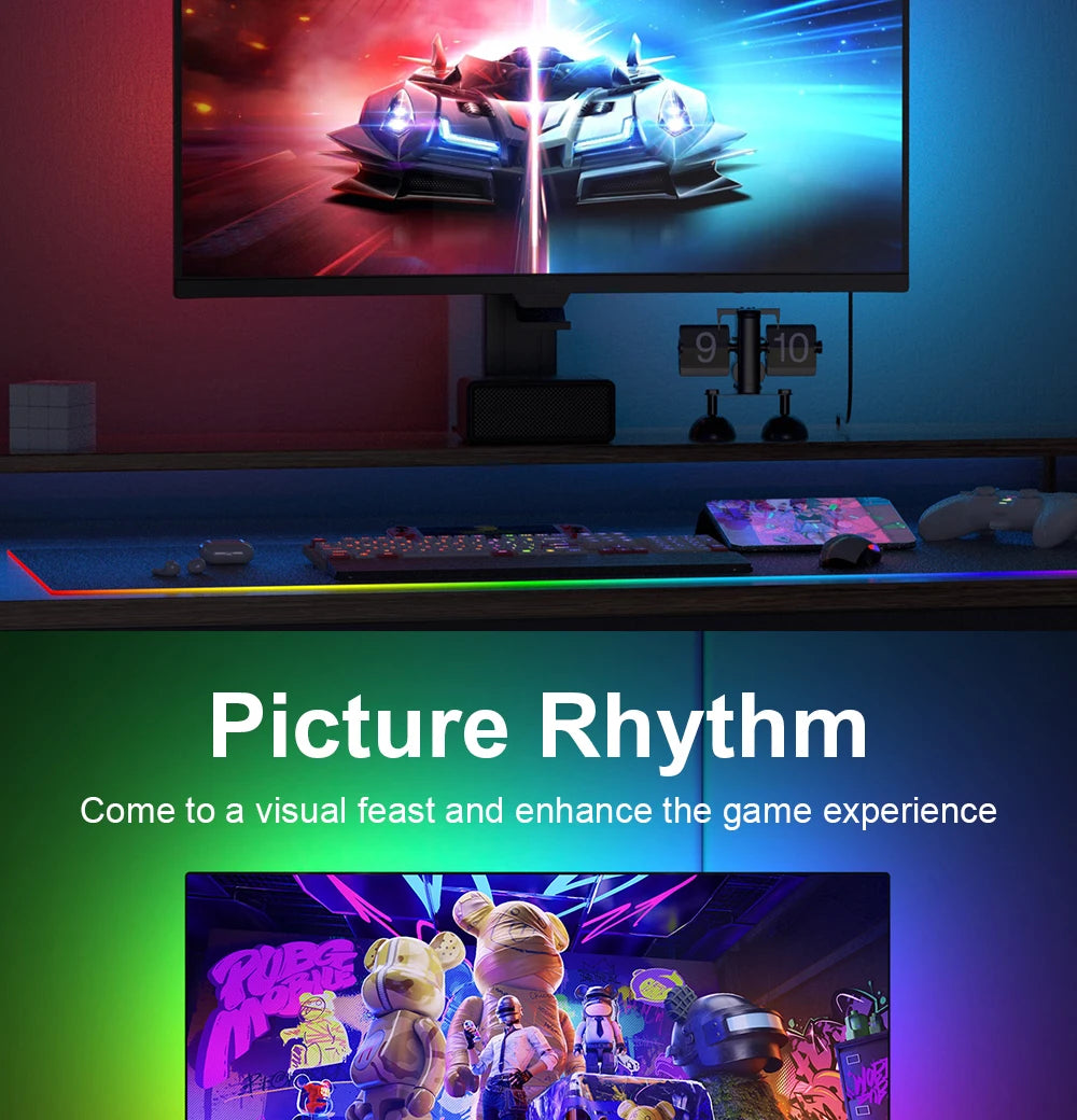 Smart Ambient TV PC Display Sync Computer Monitor Backlight