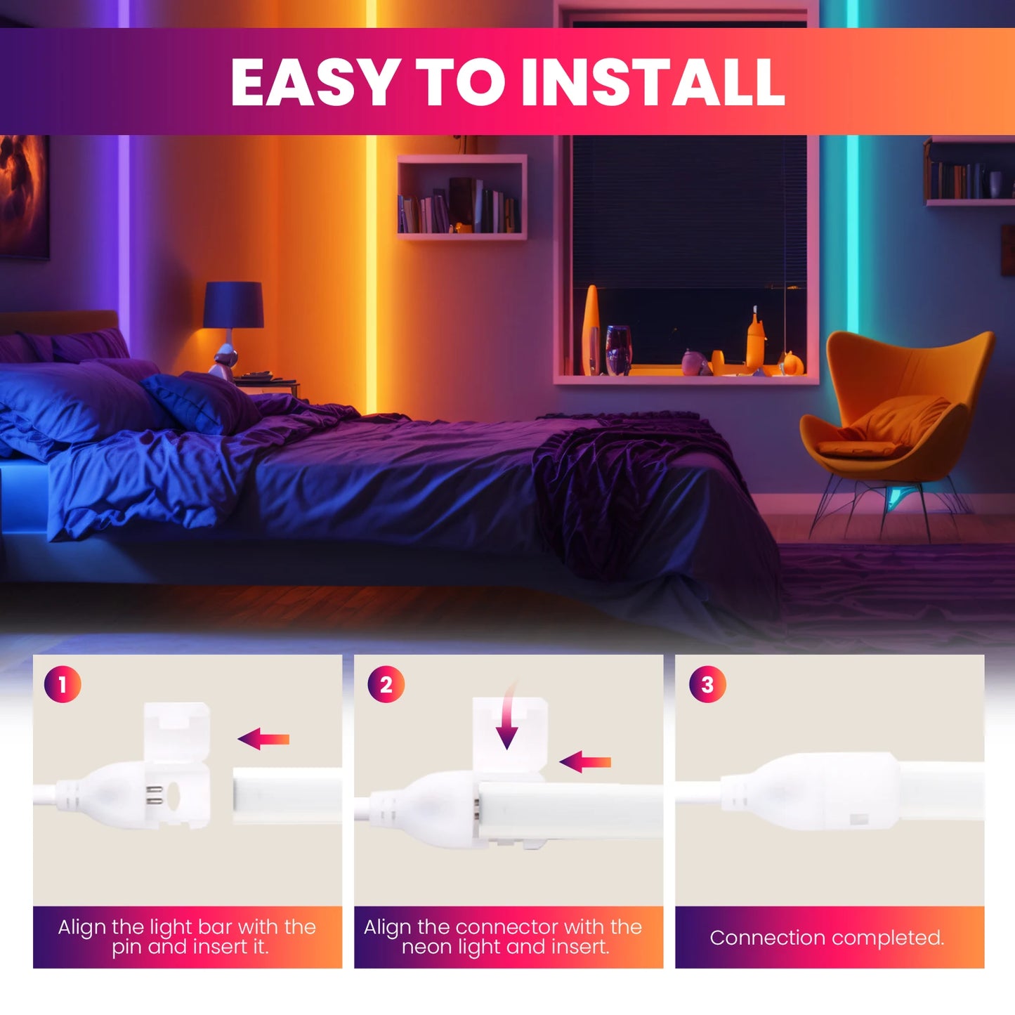 AC 220V Dimmable COB LED Neon Strip With Dimmer Lighting