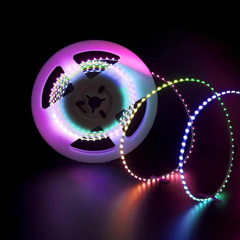 Super Thin Led Strip Lights 2812b SPI RGB Strip Dream Color