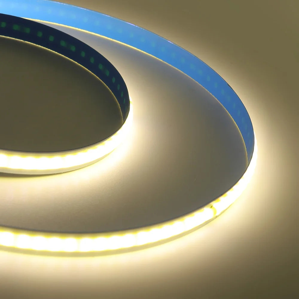 220V 110V COB LED 5m 10m 20m 50m Strip Light 2pin Power Kit