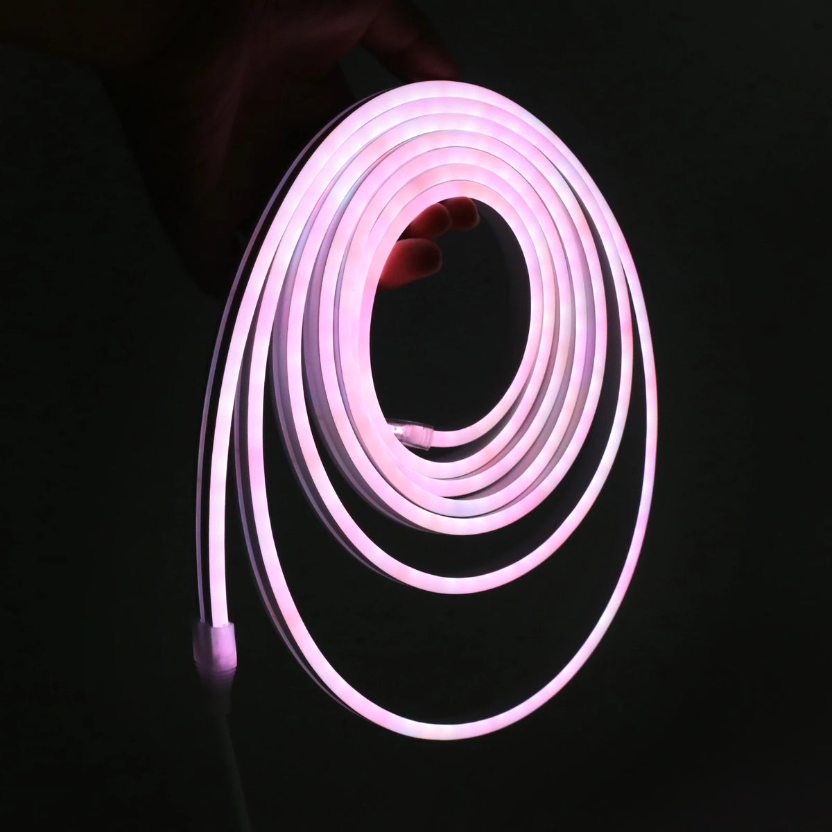 3AA Battery Powered 5V RGB Color-changing LED Neon Strip Light