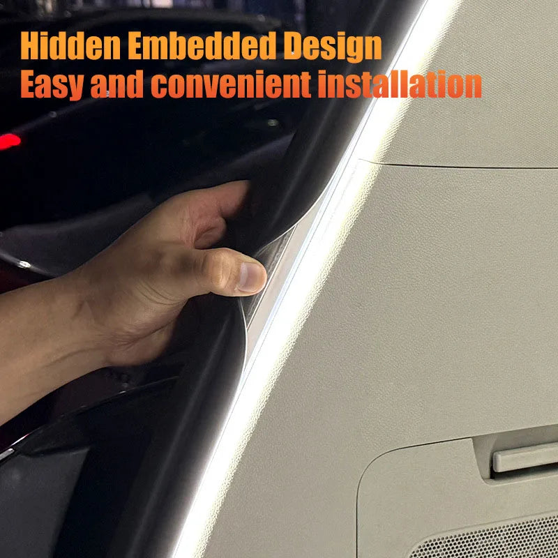 Car Trunk Dynamic Flowing Light Strip On/Off Scanning Trunks